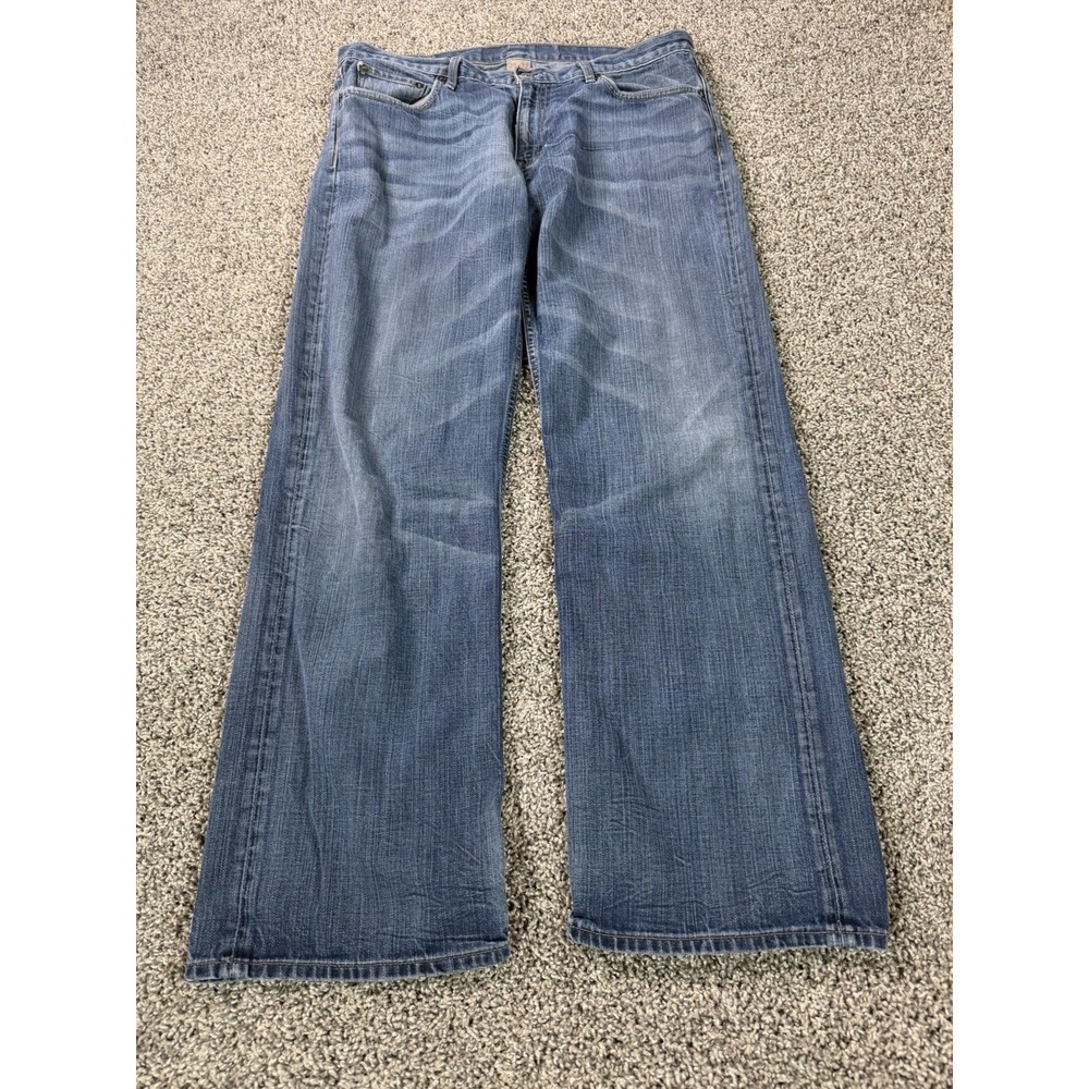 Banana Republic Relaxed Straight Jeans Men's Size 35X32 Blue Baggy